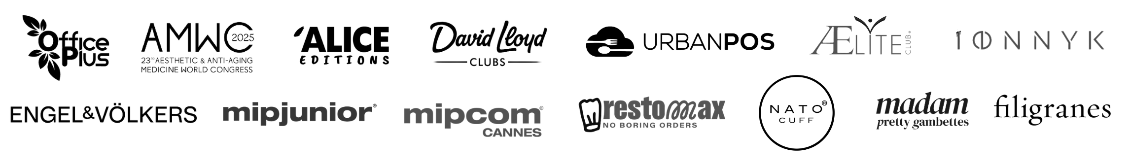 logos partenaires