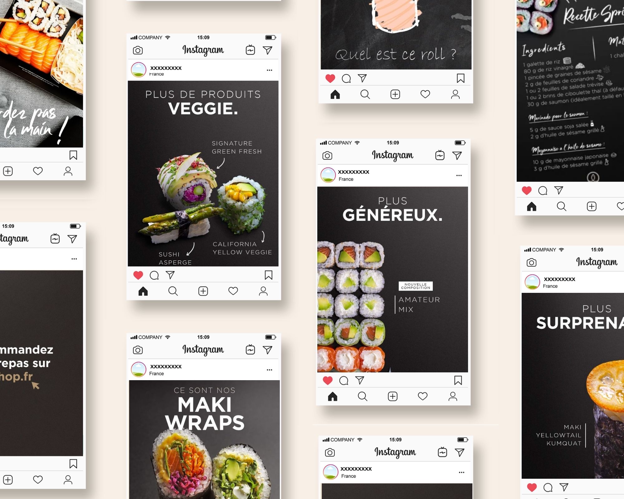 Création de Feed Instagram