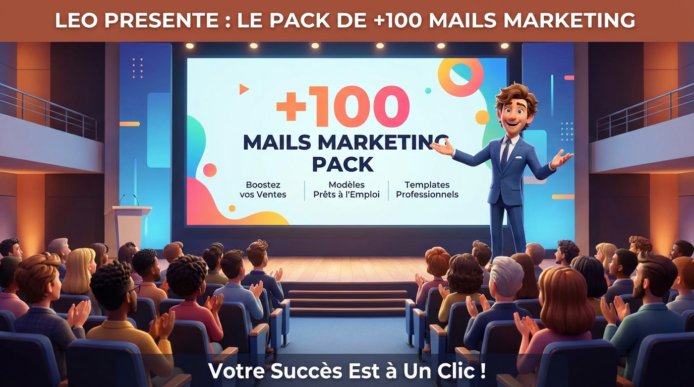 Pack +100 Mails Marketing – Prêts à l'emploi & 100% éditables